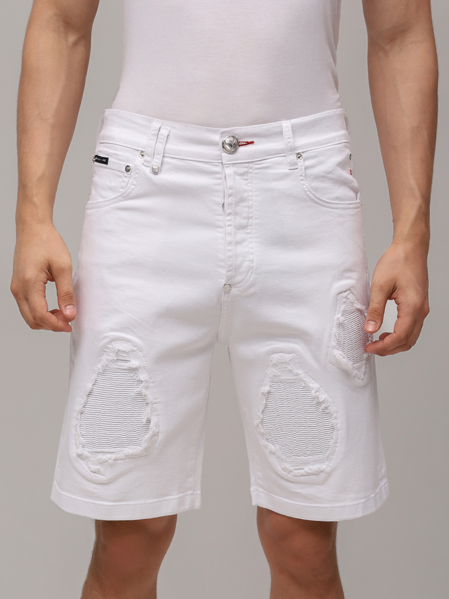 Шорты джинсовые PHILIPP PLEIN .MDT4059/01 Белый  Фото 4