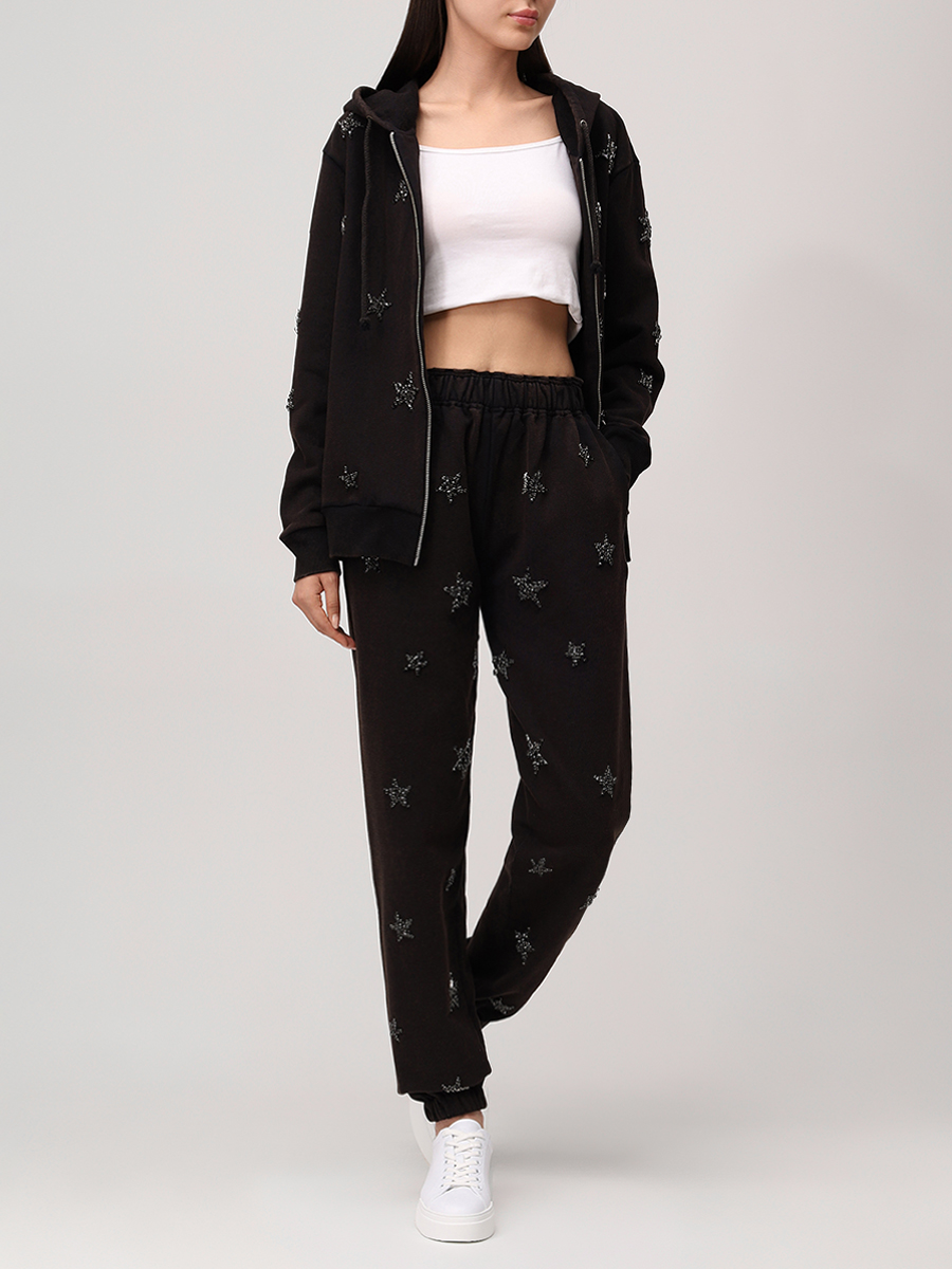 Костюм хлопковый PHILIPP PLEIN WJB1827/WJT2060 02 Черный  Фото 2