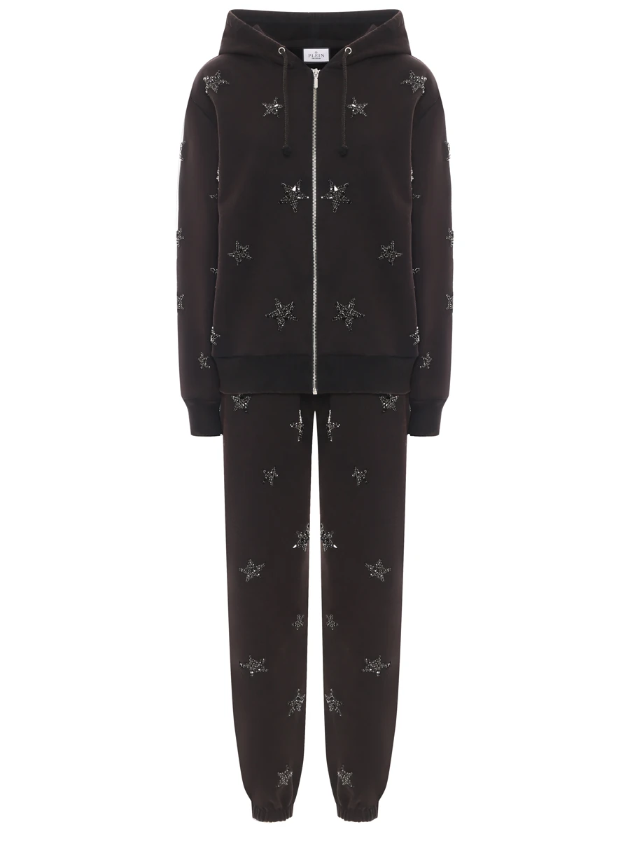 Костюм хлопковый PHILIPP PLEIN WJB1827/WJT2060 02 Черный 