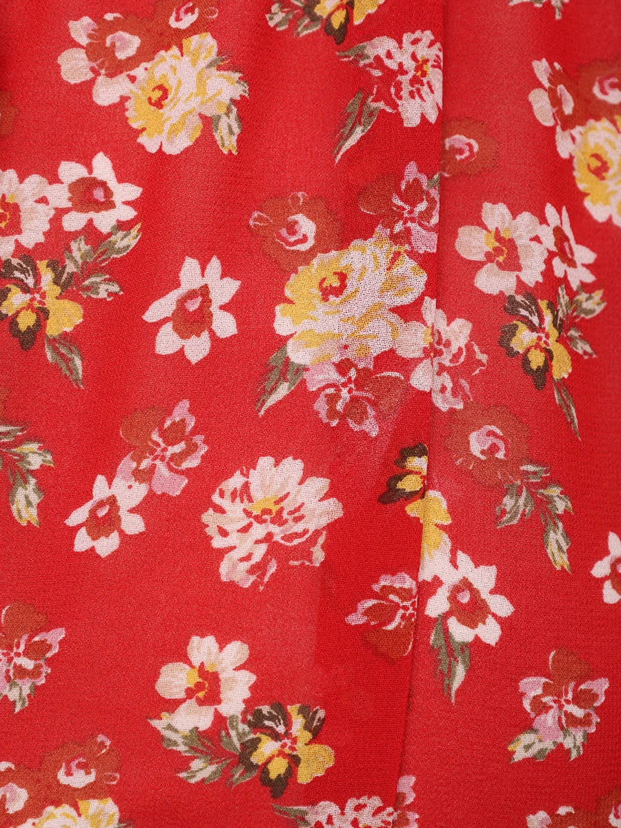 Платье из вискозы BOTROIS SKU76432485 Красный  Фото 6