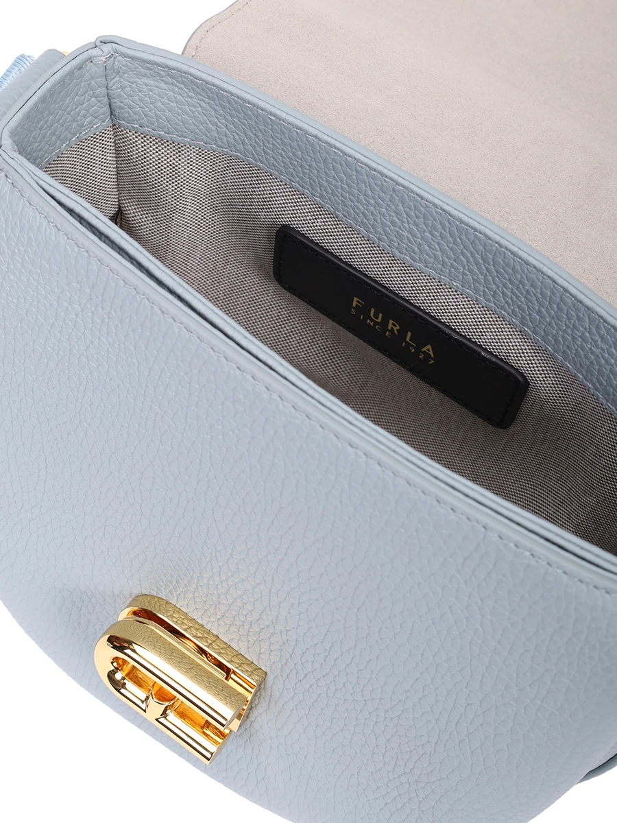 Сумка кожаная Lotus FURLA WB01491-BX0356-4276S Голубой  Фото 4