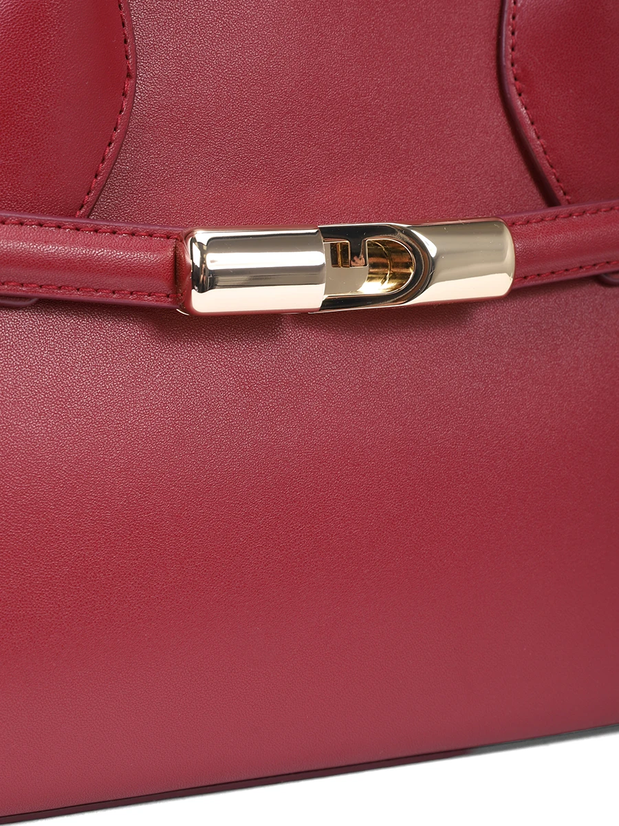 Сумка кожаная Goccia FURLA WB01505-BX3104-CGQ00 Бордовый  Фото 5