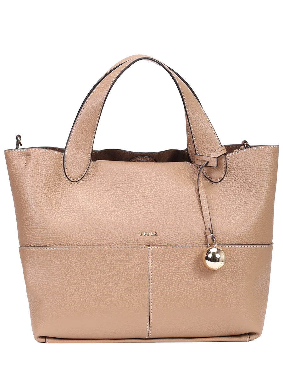 Сумка кожаная Primrose FURLA WB01707-HSF000-YU500 Бежевый 