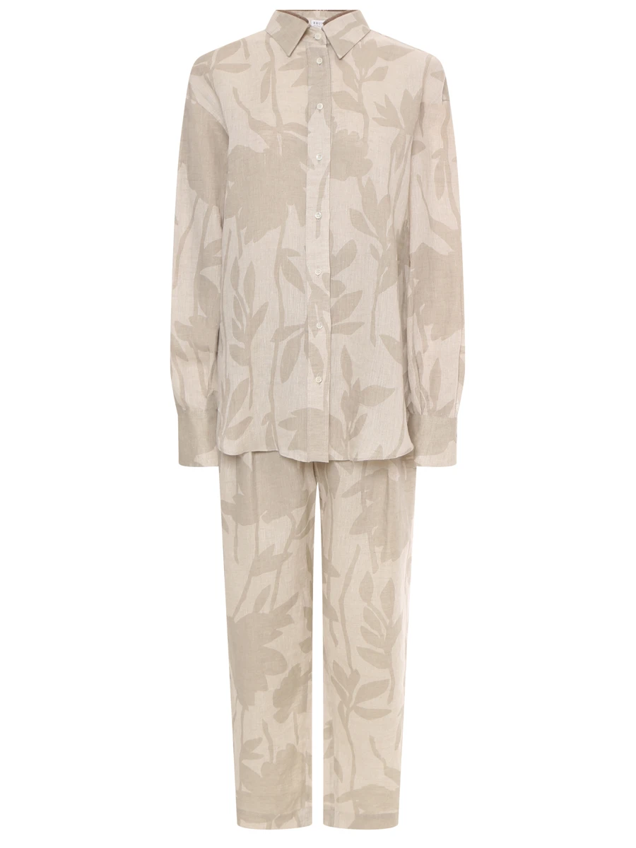 Костюм льняной BRUNELLO CUCINELLI MB650MK916/MB650P8597 C020 Бежевый 