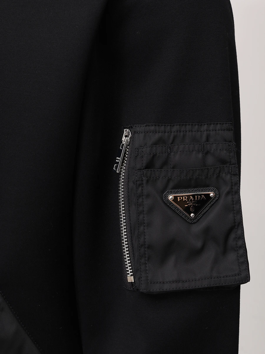 Костюм хлопковый PRADA UJL04CSOOO11JE/UJP249SOOO11JE F0806 Черный  Фото 5