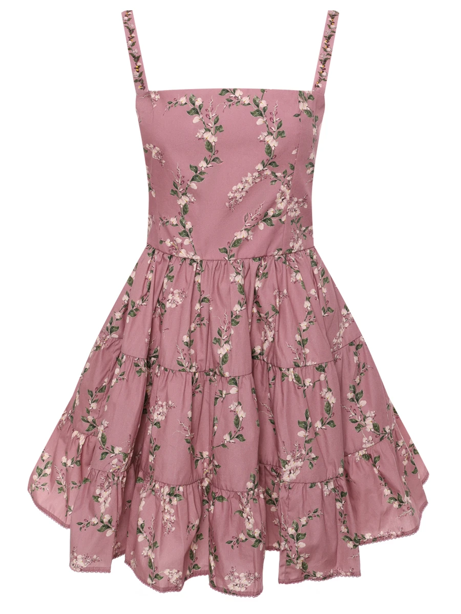 Платье хлопковое AGUA BY AGUA BENDITA 17547 Розовый 