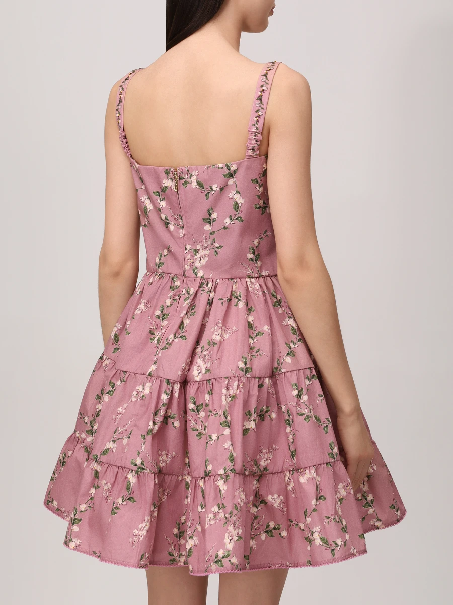 Платье хлопковое AGUA BY AGUA BENDITA 17547 Розовый  Фото 3