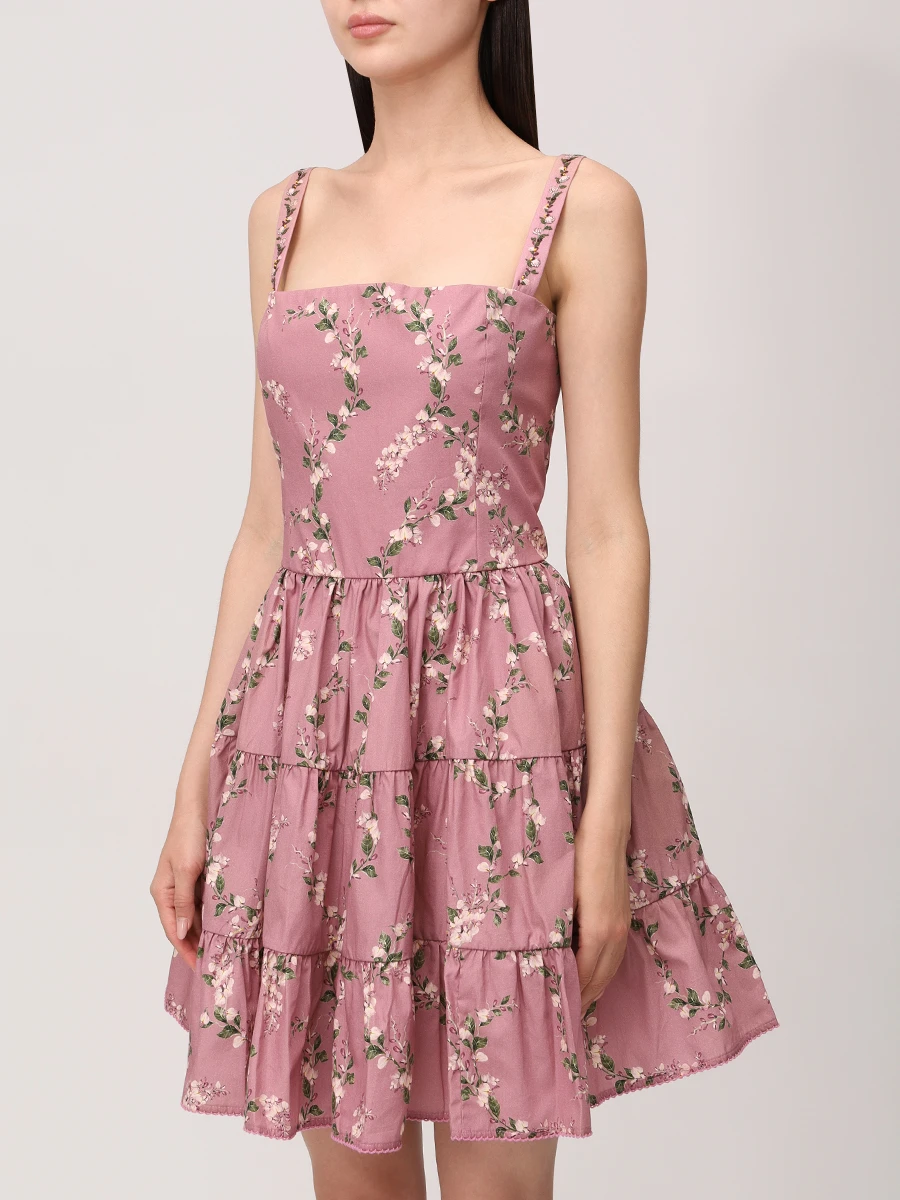 Платье хлопковое AGUA BY AGUA BENDITA 17547 Розовый  Фото 4