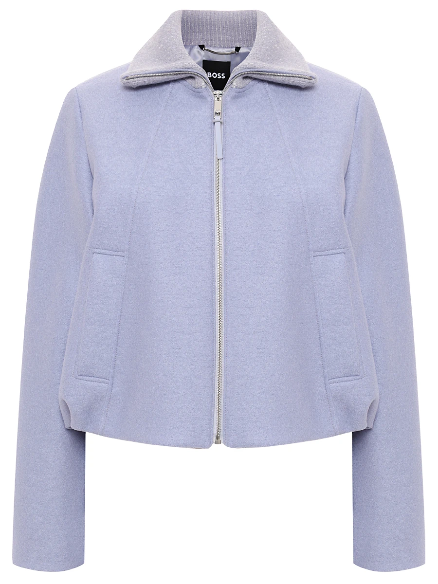 Куртка шерстяная BOSS 50543194/057 Сиреневый 