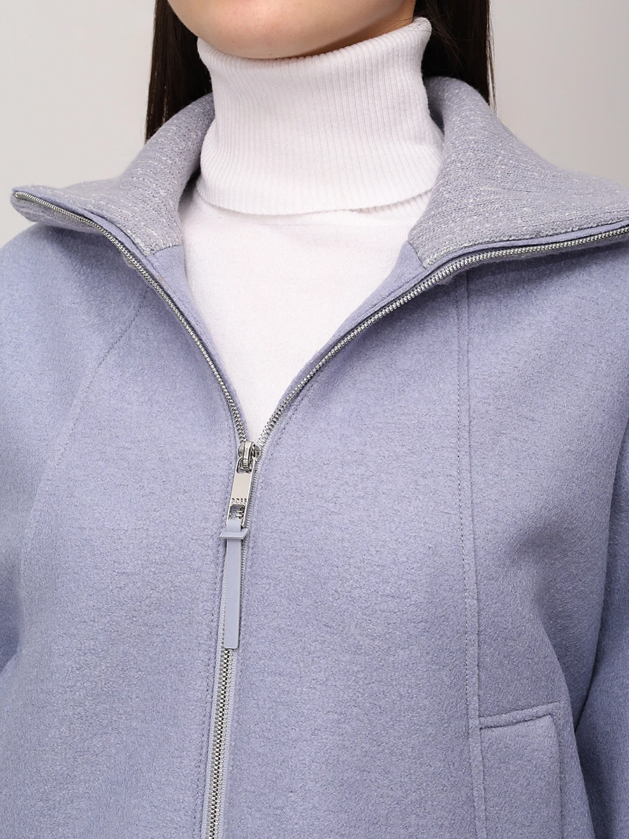 Куртка шерстяная BOSS 50543194/057 Сиреневый  Фото 5