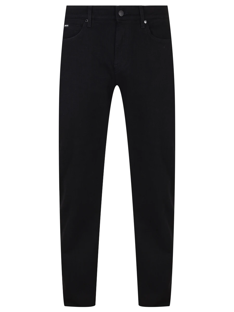 Джинсы Regular Fit хлопковые BOSS 50520810/003 Черный 