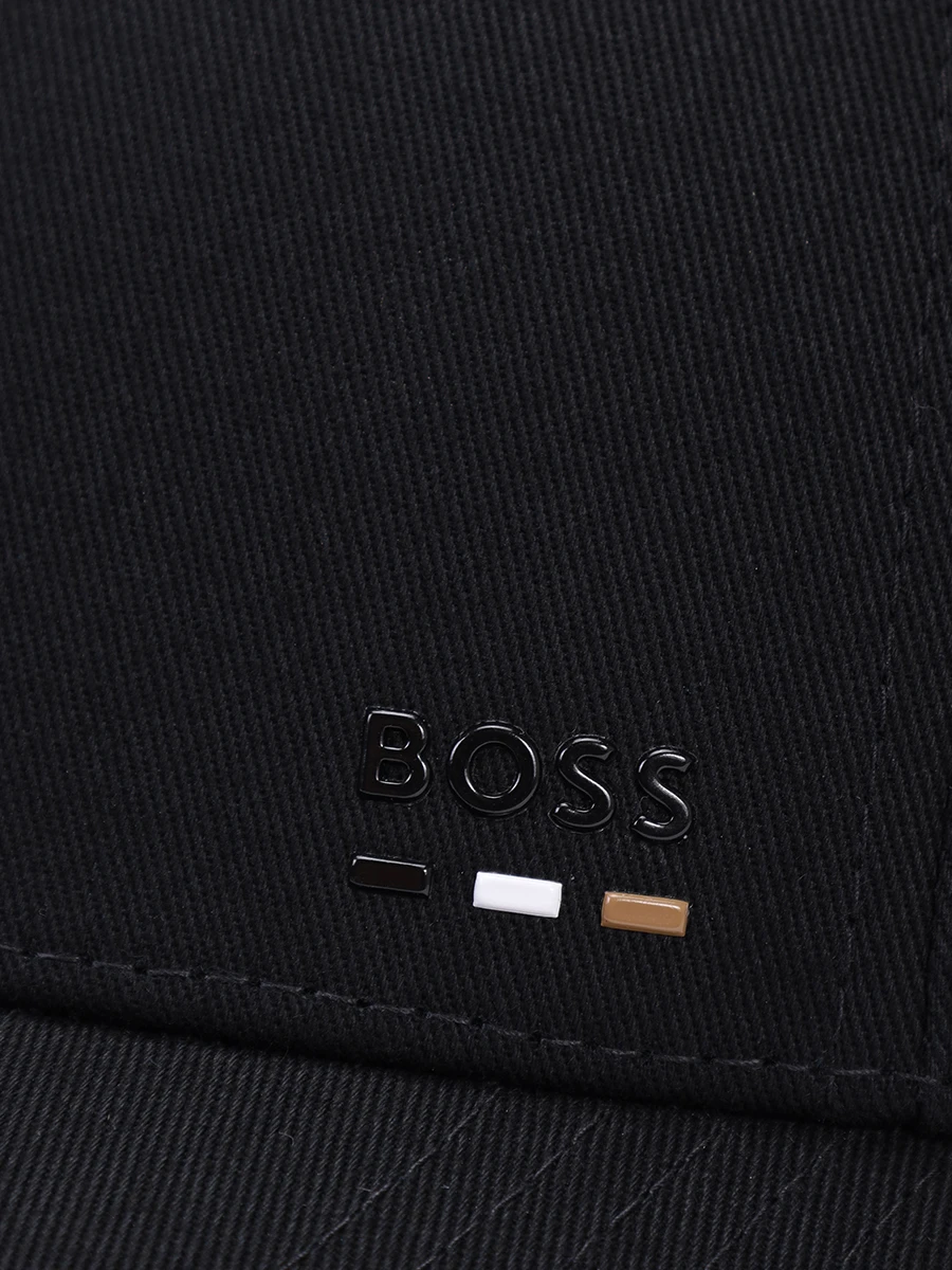 Бейсболка хлопковая BOSS 50539428/001 Черный  Фото 3
