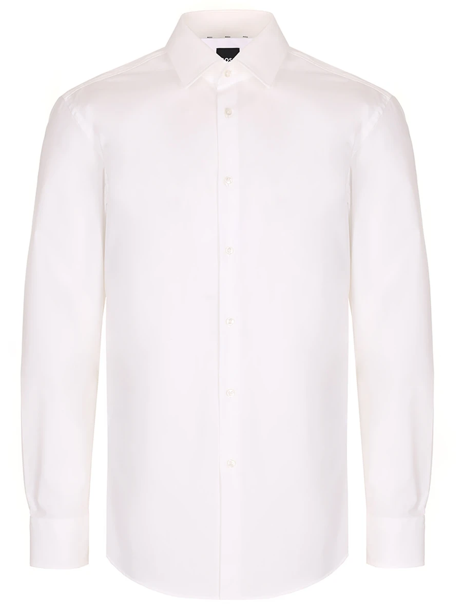 

Рубашка Slim Fit хлопковая, Белый, 50469345/100