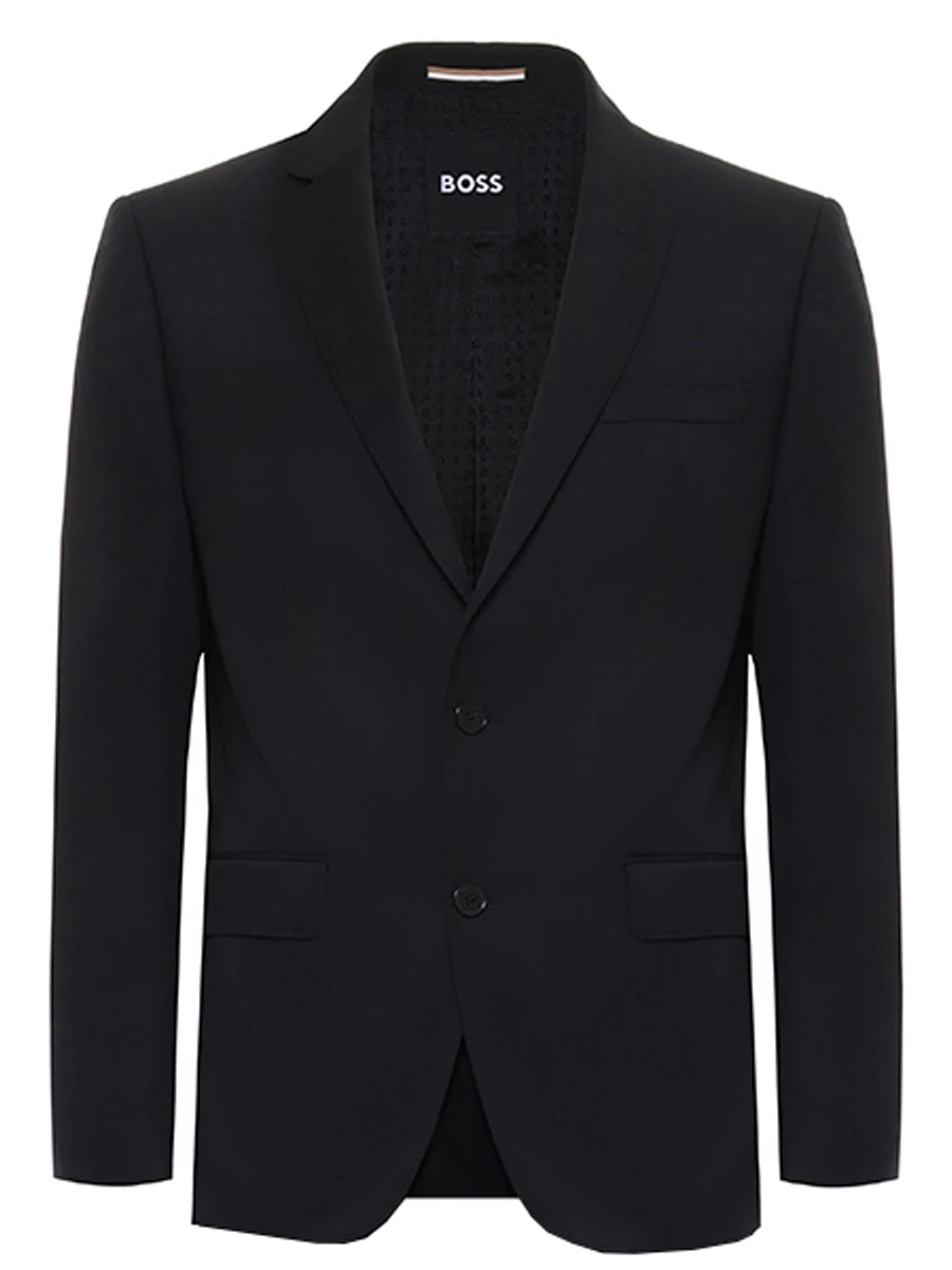 Пиджак шерстяной BOSS 50469171/001 Черный 