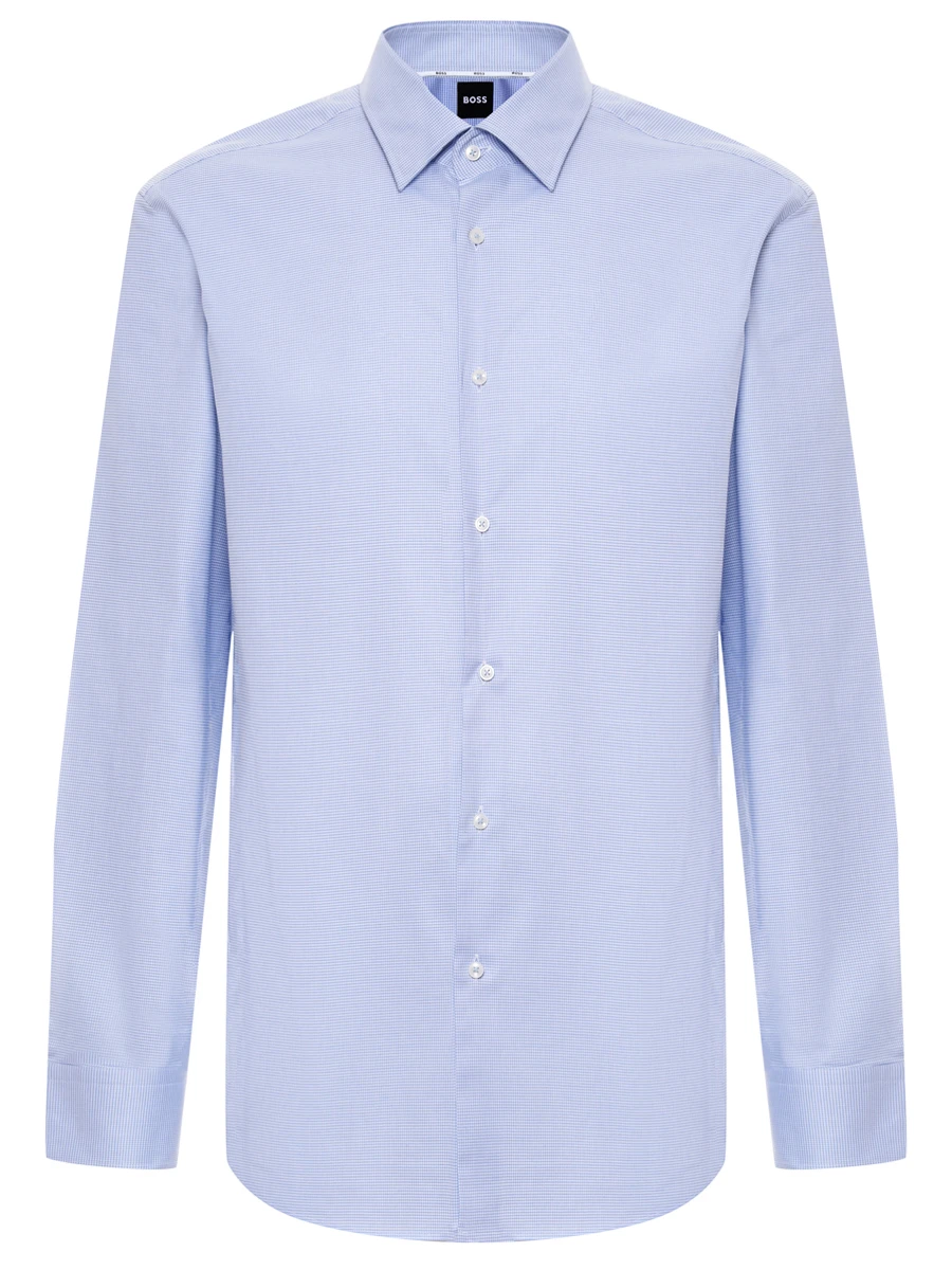 

Рубашка Regular Fit хлопковая, Голубой, 50519887/450