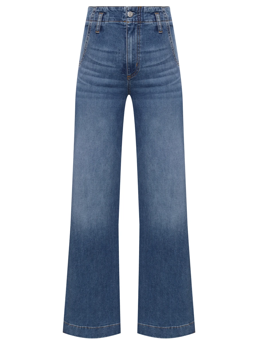 

Джинсы-клеш хлопковые, Синий, 50542553/412