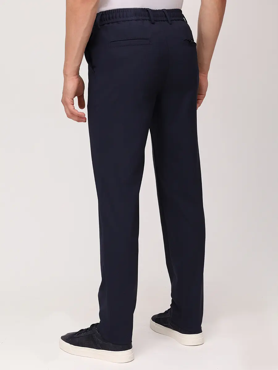 Брюки шерстяные BOSS 50546926/404 Синий  Фото 4