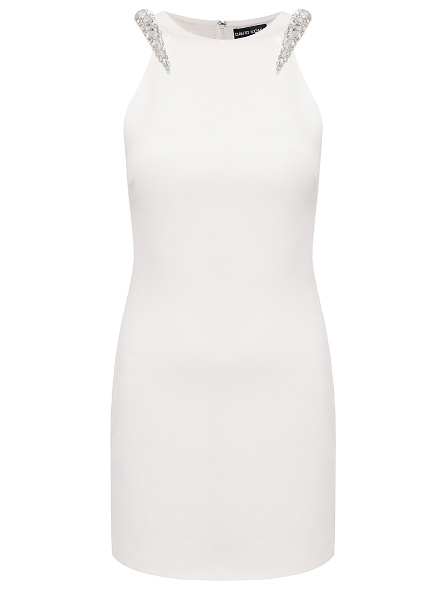 

Платье из вискозы, Белый, RE25DK48D