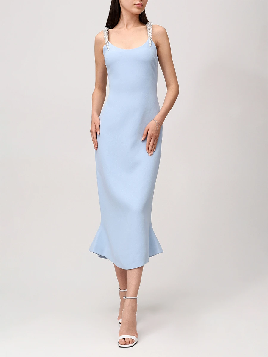 Платье-годе DAVID KOMA RE25DK41D/BLUE Голубой  Фото 2