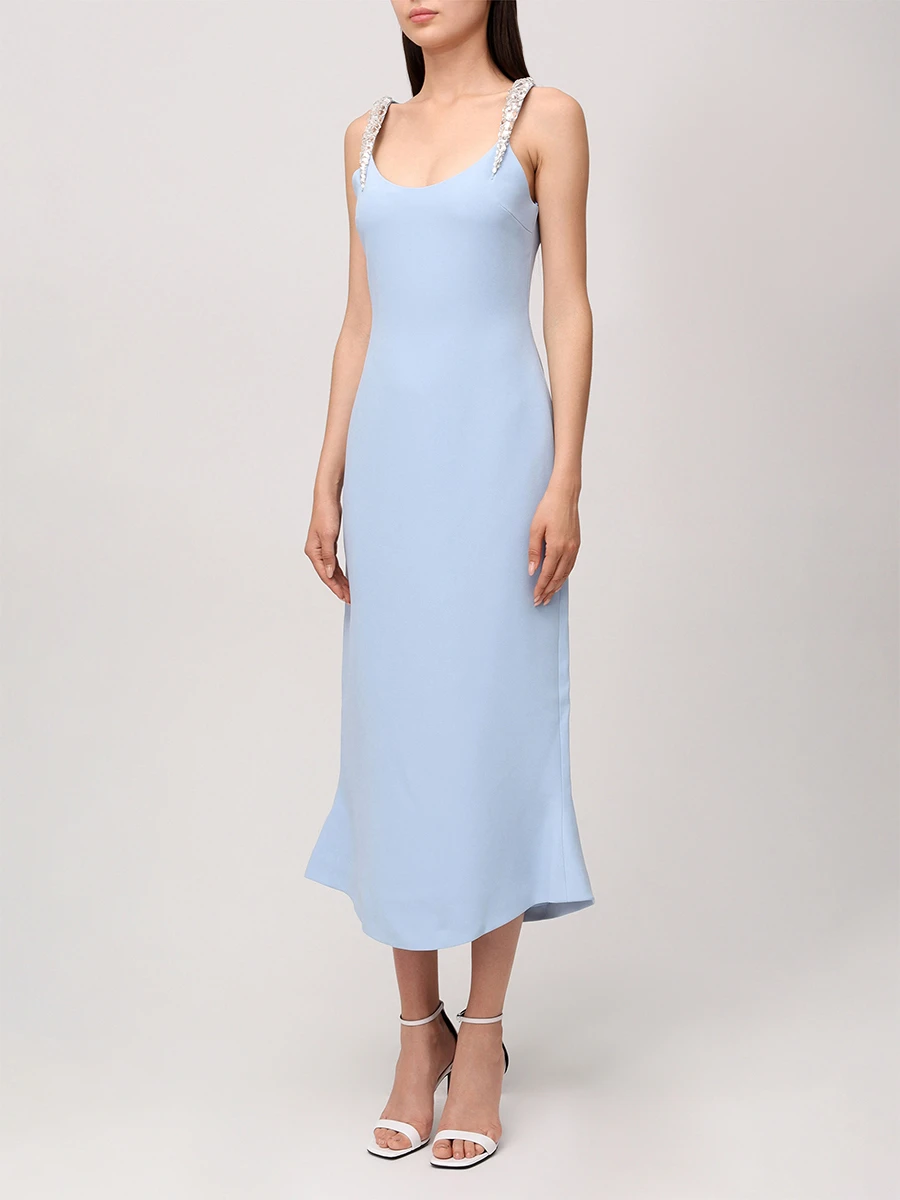 Платье-годе DAVID KOMA RE25DK41D/BLUE Голубой  Фото 4