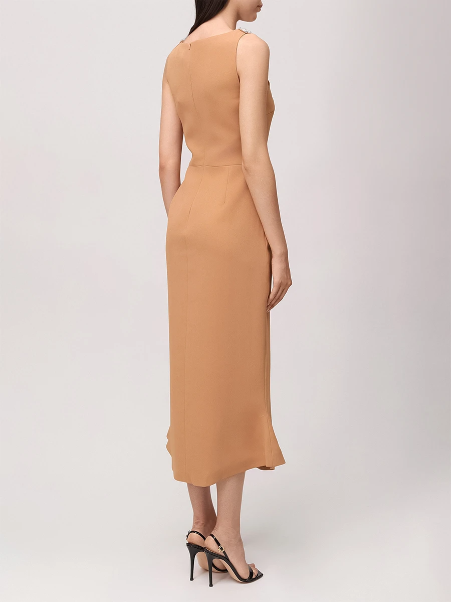 Платье-годе DAVID KOMA RE25DK41D/TAN Коричневый  Фото 3