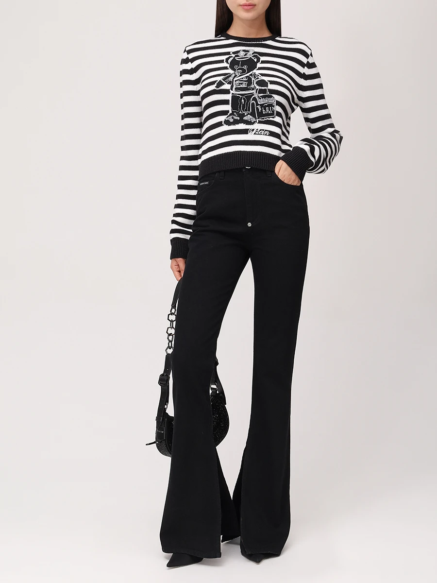 Джемпер шерстяной PHILIPP PLEIN WKO0639/02 Черный  Фото 2