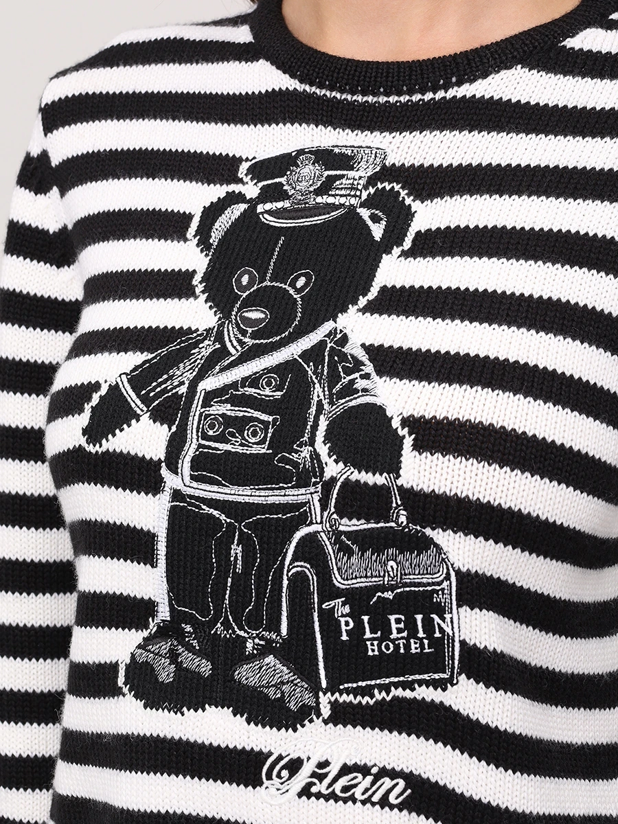 Джемпер шерстяной PHILIPP PLEIN WKO0639/02 Черный  Фото 5