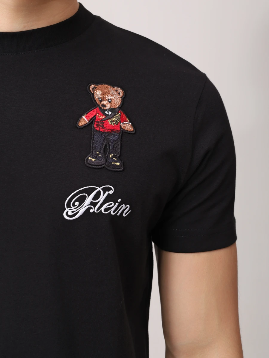 Футболка хлопковая PHILIPP PLEIN MTK8587/02 Черный  Фото 5