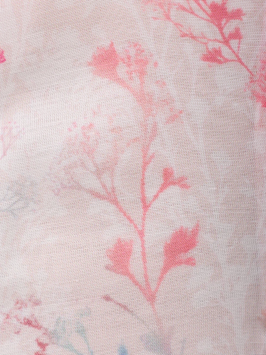 Платье из вискозы и хлопка ROSEVILLE SS253639P/PURPL Розовый  Фото 6