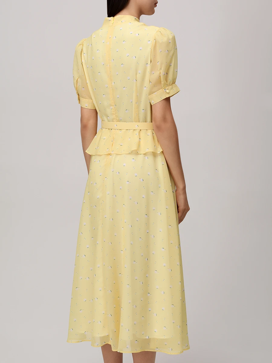 Платье из вискозы ROSEVILLE SS253600M/YLW Желтый  Фото 3