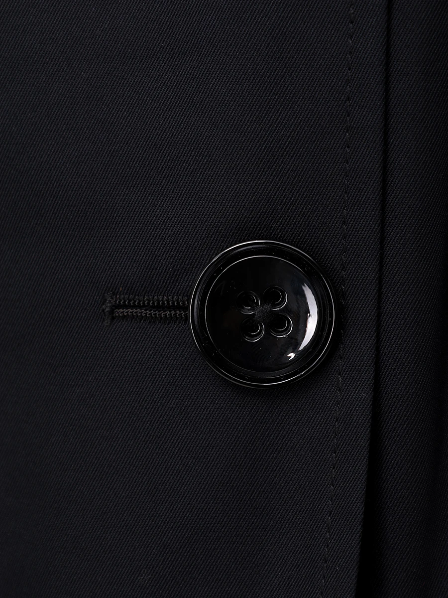 Плащ хлопковый DOROTHEE SCHUMACHER 252 / 148401 / 999 Черный  Фото 6