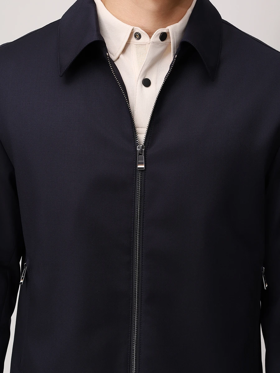 Костюм шерстяной BOSS 50545898/50545890/401 Синий  Фото 5