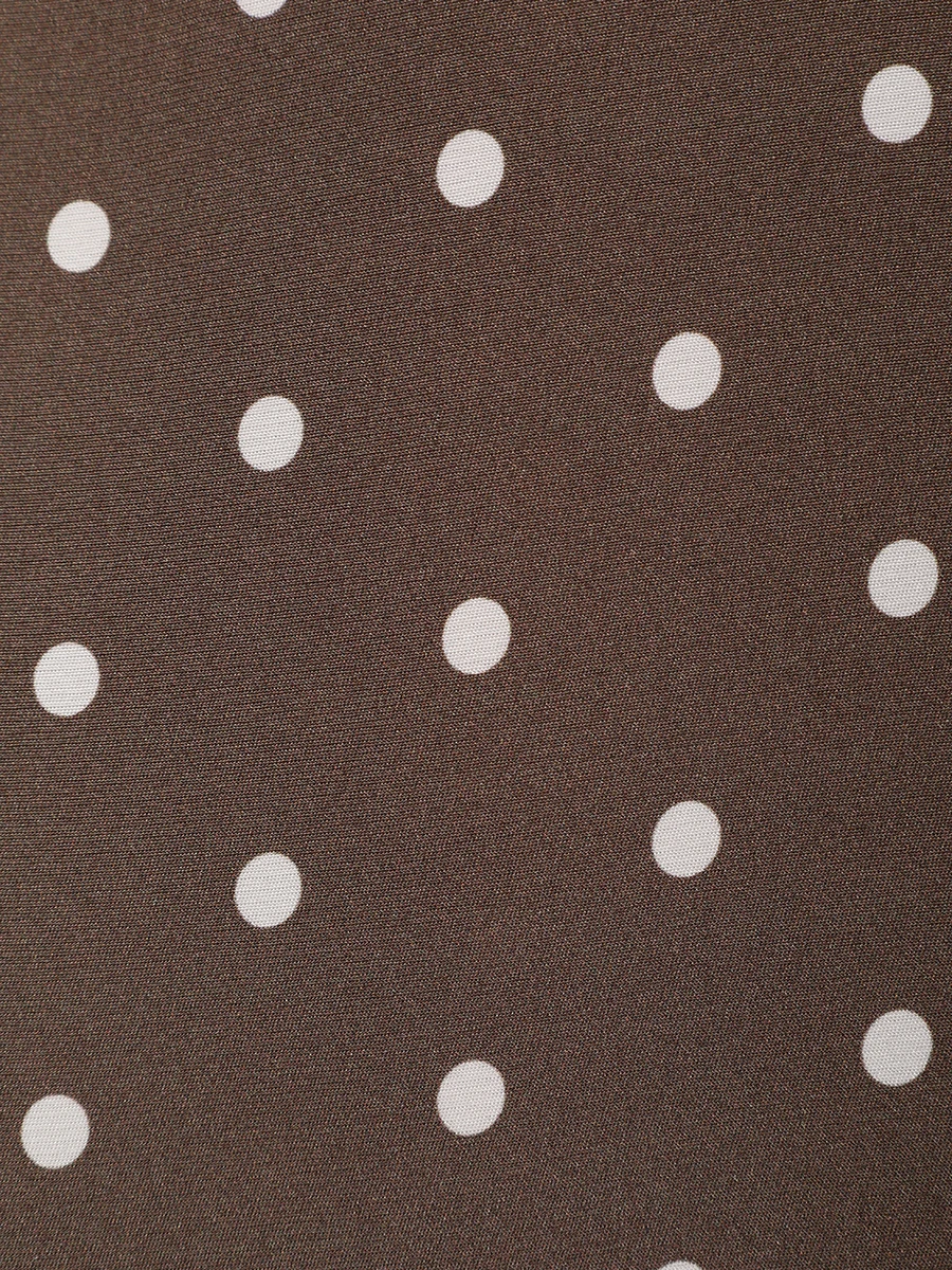 Платье из шелка и вискозы SASHAVERSE D267/CH/5202G.301/SS25 Коричневый  Фото 6