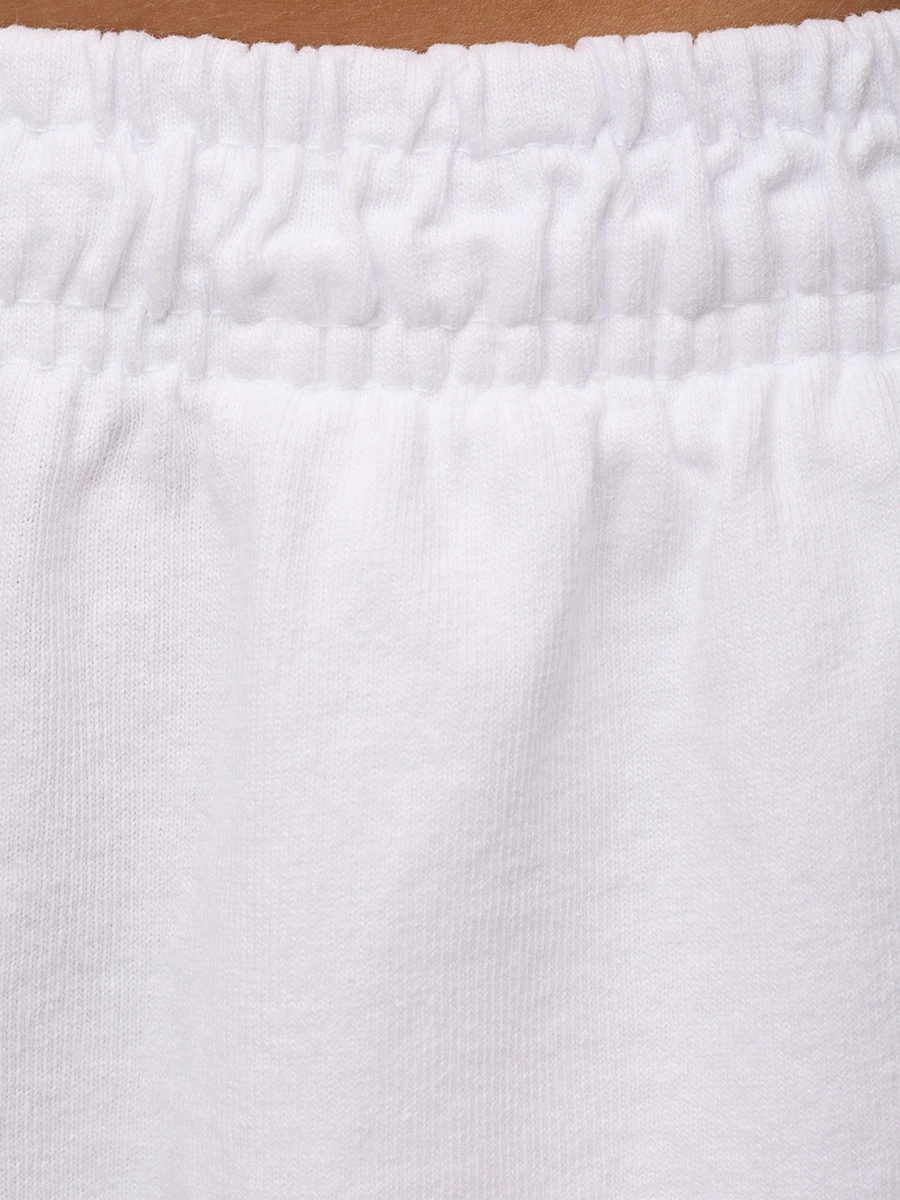 Шорты хлопковые SPORTY & RICH SH039602015WH01/48 Белый  Фото 6