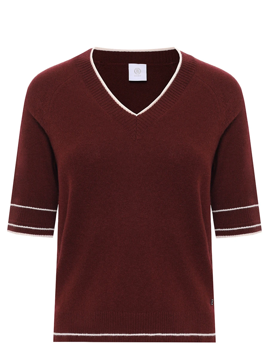 Пуловер из шерсти и кашемира Chiri BOGNER 86472761/598 CHIRI Бордовый 