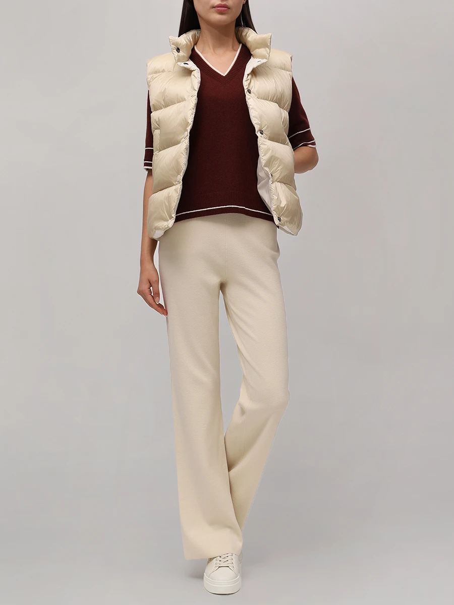 Пуловер из шерсти и кашемира Chiri BOGNER 86472761/598 CHIRI Бордовый  Фото 2