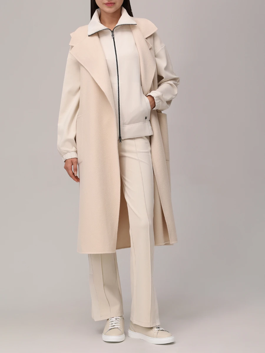 Жилет шерстяной Megan BOGNER 36939752/106 MEGAN Кремовый  Фото 2