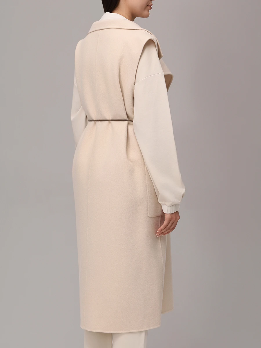 Жилет шерстяной Megan BOGNER 36939752/106 MEGAN Кремовый  Фото 3
