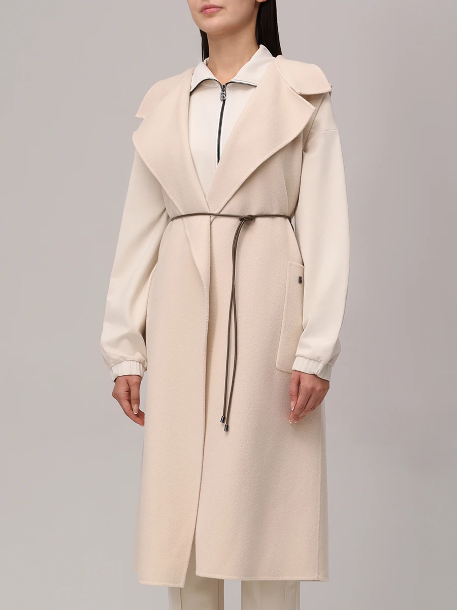 Жилет шерстяной Megan BOGNER 36939752/106 MEGAN Кремовый  Фото 4