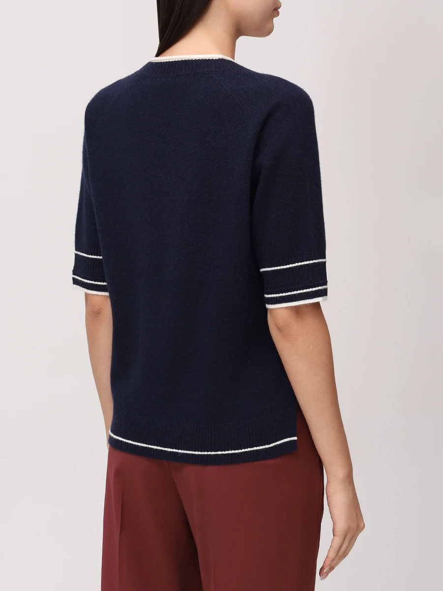 Пуловер из шерсти и кашемира Chiri BOGNER 86472761/464 CHIRI Синий  Фото 3