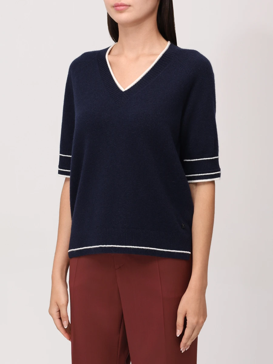 Пуловер из шерсти и кашемира Chiri BOGNER 86472761/464 CHIRI Синий  Фото 4