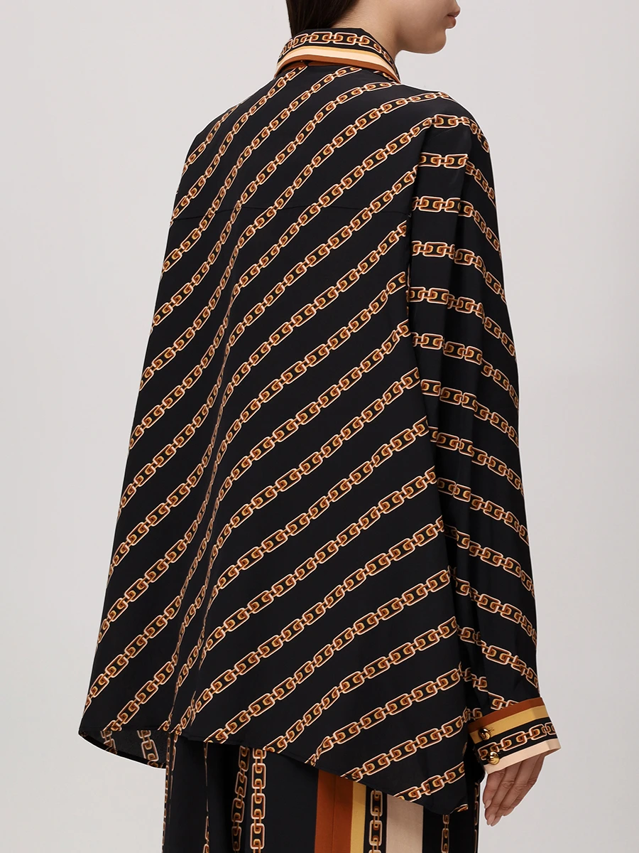 Костюм из вискозы и шелка ZIMMERMANN 4090TS25R/4106PS25R/BLKCHA Черный  Фото 3