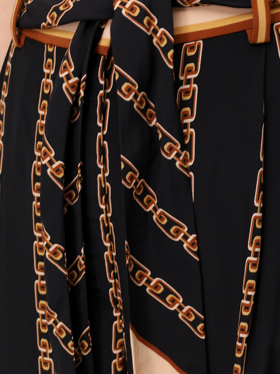 Костюм из вискозы и шелка ZIMMERMANN 4090TS25R/4106PS25R/BLKCHA Черный  Фото 8