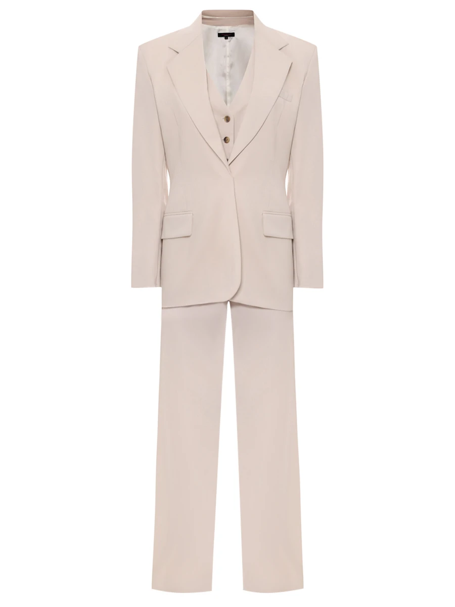 Костюм-тройка BARBARA BUI E1210DEG/E1420DEG/E1626DEG 31 Песочный Кремовый 