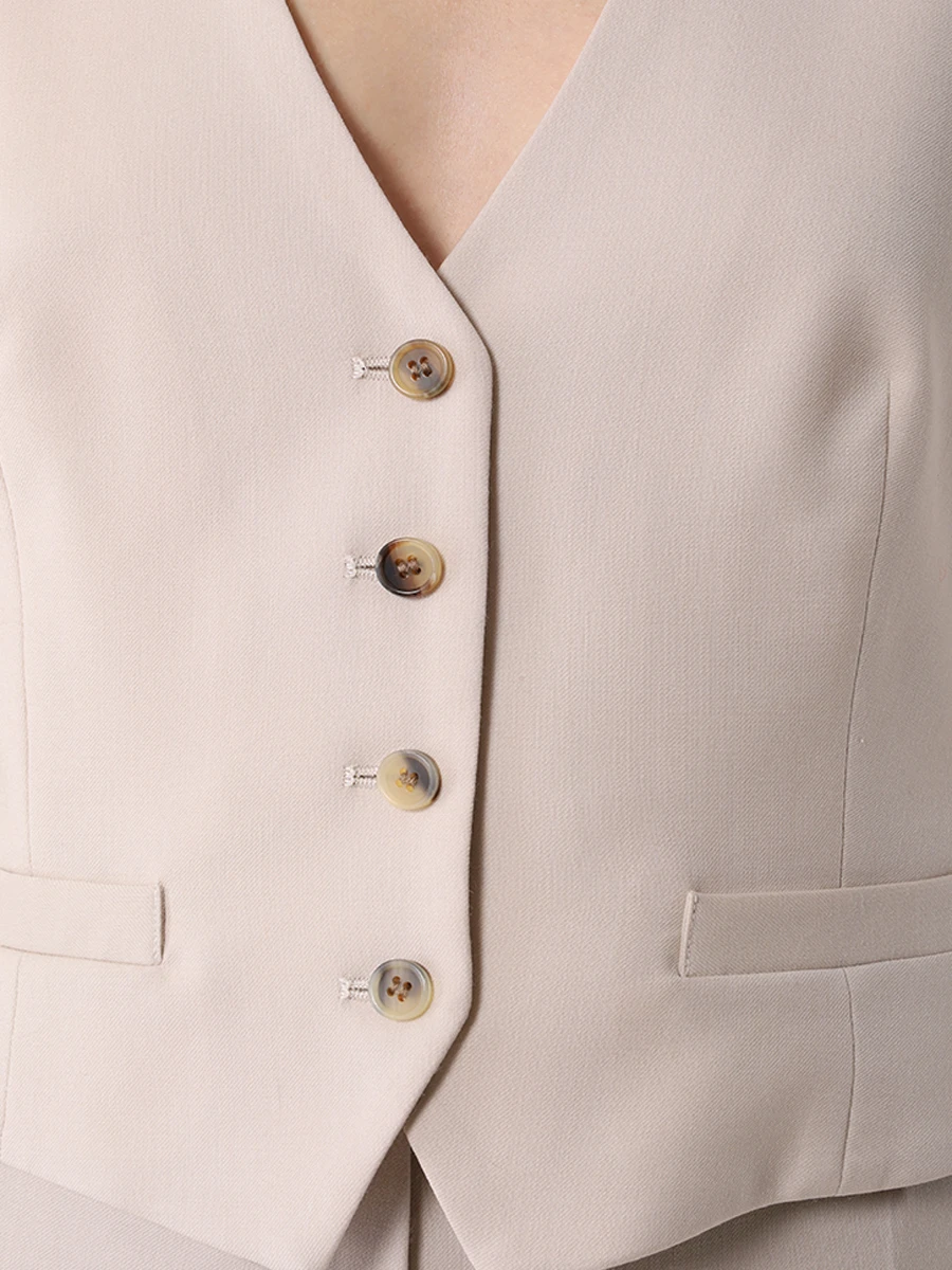 Костюм-тройка BARBARA BUI E1210DEG/E1420DEG/E1626DEG 31 Песочный Кремовый  Фото 9