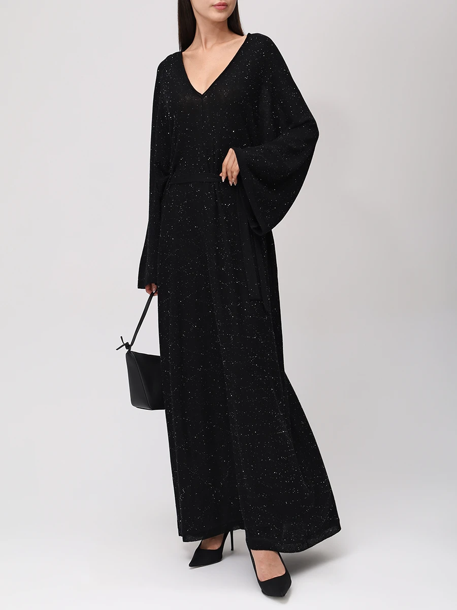 Платье шерстяное FREE AGE W26.DR171P.6030.2010.900 Черный  Фото 2