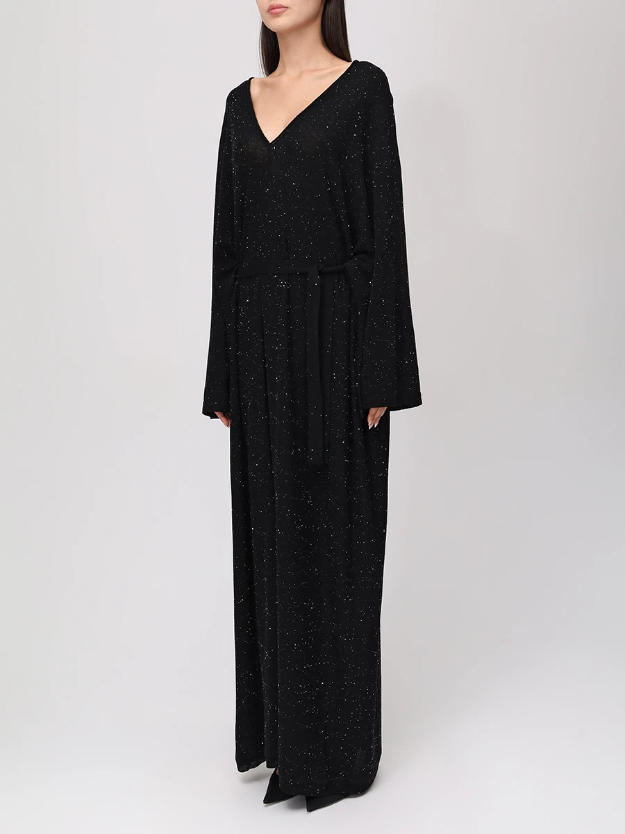 Платье шерстяное FREE AGE W26.DR171P.6030.2010.900 Черный  Фото 4