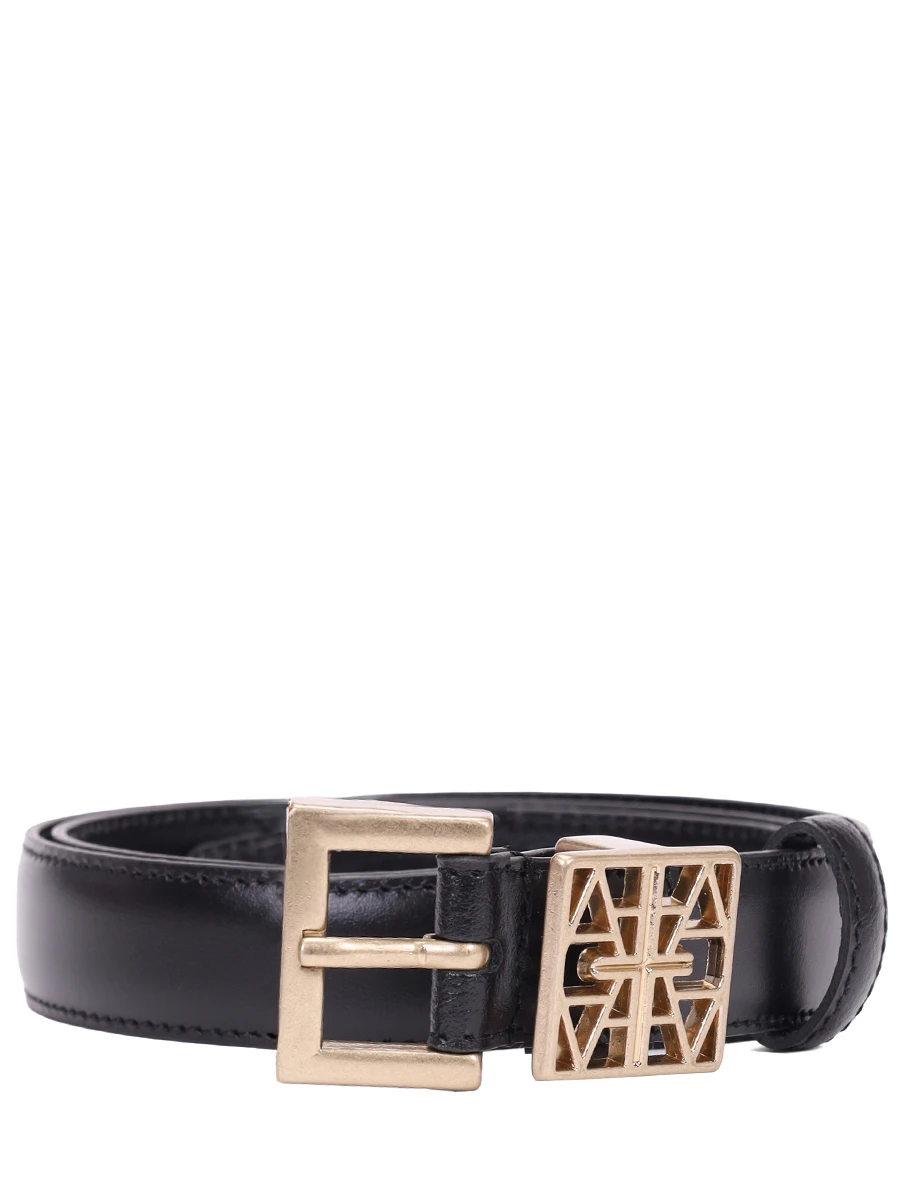 Ремень кожаный FREE AGE SS25.BT002.LETH.900 Черный 