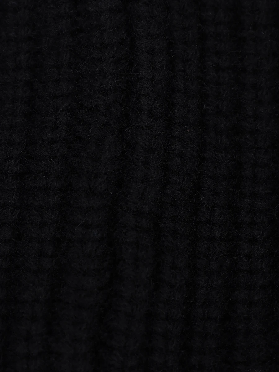 Шапка из шерсти и кашемира FREE AGE W25.BN025.2030.900 Черный  Фото 3