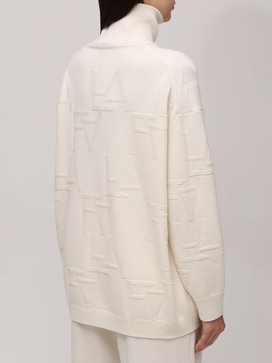 Свитер из шерсти и кашемира FREE AGE W25.SW089.2030.101 Кремовый  Фото 3